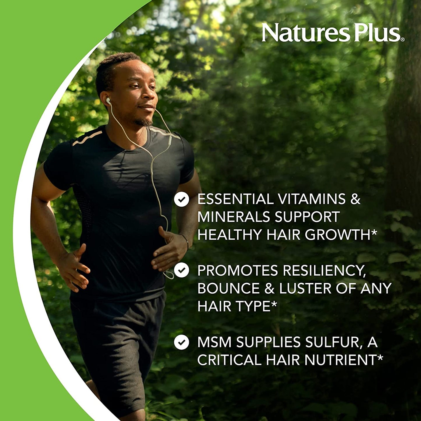 NaturesPlus Men's Ultra Hair Plus 60 Tablets