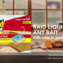 Raid Max Liquid Ant Bait, Outdoor and Indoor Ant Poison Bait Stations for Home, 8 Count