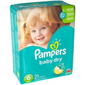 pampers baby dry diapers - size 6 - 21 ct