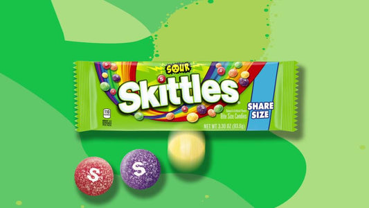 Skittles Sour Candy, Share Size - 3.3 oz Bag