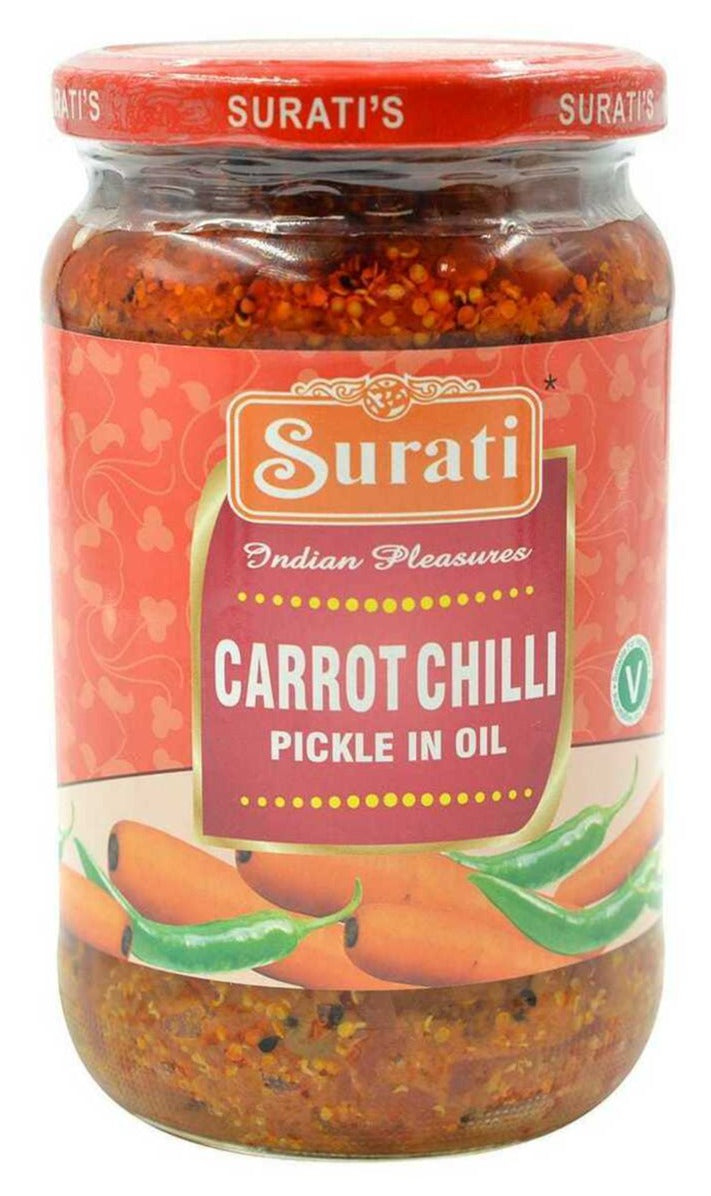 Carrot Chilli Pickle in Oil