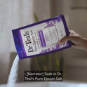 Dr Teal’s Body Wash with Pure Epsom Salt, Soothe & Sleep with Lavender, 24 fl oz