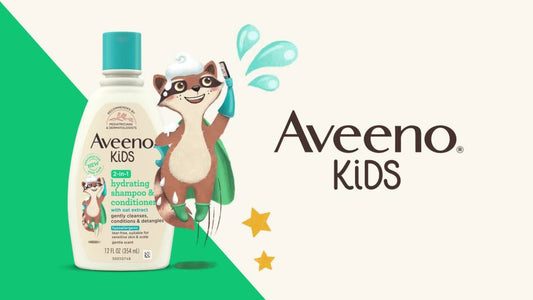 Aveeno Kids 2-in-1 Tear Free Kids Shampoo and Conditioner, 12 fl. oz