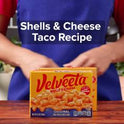 Velveeta Shells and Cheese Original Macaroni and Cheese Dinner, 3 ct Pack, 12 oz Boxes