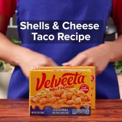 Velveeta Shells and Cheese Original Macaroni and Cheese Dinner, 3 ct Pack, 12 oz Boxes