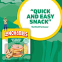 Lunchables Light Bologna & American Cheese Cracker Stackers Kids Lunch Snack, 3.1 oz Tray