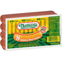 Nathan's Famous Bun Length Skinless Beef Franks, 12 oz