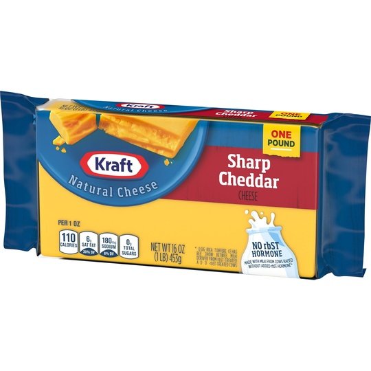 Kraft Sharp Cheddar Cheese, 16 oz Block