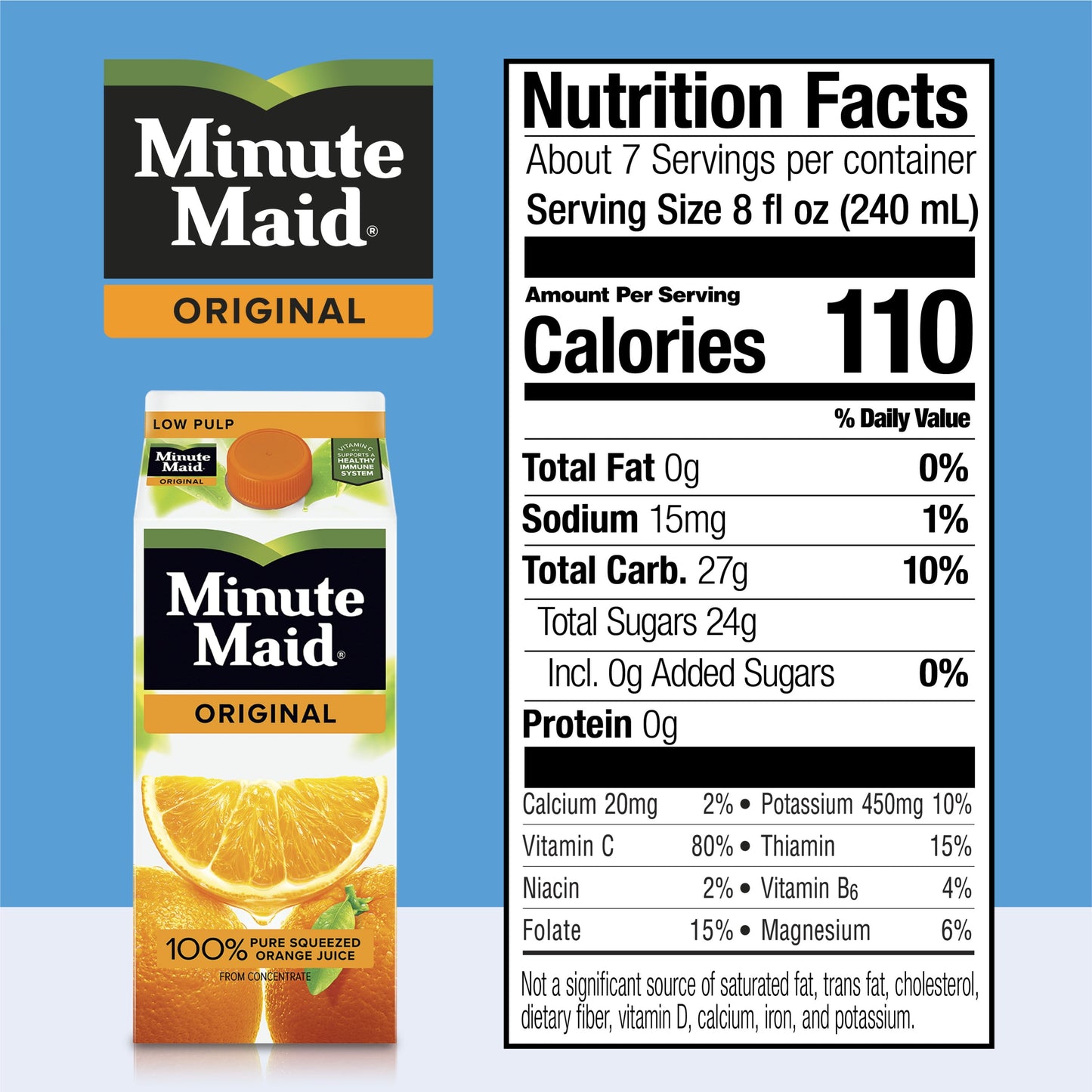 Minute Maid Original Orange Fruit Juice, 59 fl oz Carton