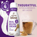 Coffee mate Natural Bliss Real Milk & Cream Sweet Cream Flavored Coffee Creamer, 32 fl oz