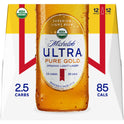 Michelob Ultra Pure Gold Organic Light Lager, 12 Pack Beer, 12 fl oz Bottles, 3.8 % ABV, Domestic