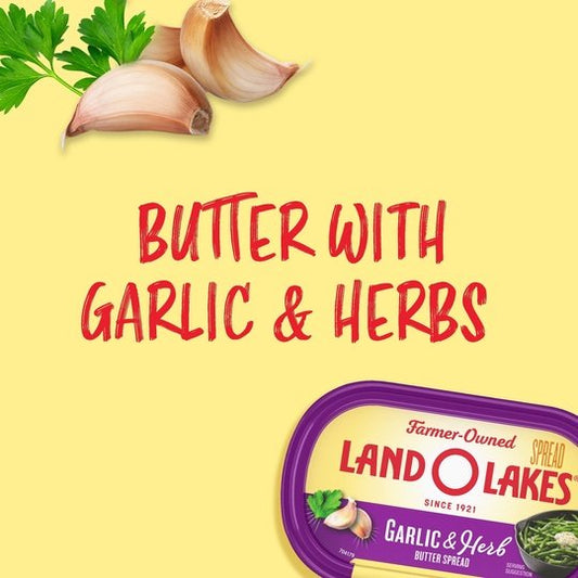 Land O Lakes Garlic and Herb Butter Spread, 6.5 oz Tub