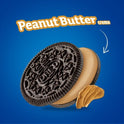 OREO Peanut Butter Creme Chocolate Sandwich Cookies, Family Size, 17 oz