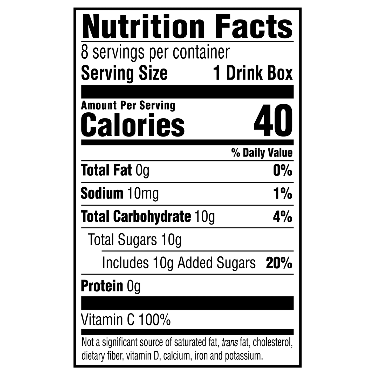 Hi-C Orange Lavaburst Fruit Juice, 6 fl oz, 8 Juice Boxes