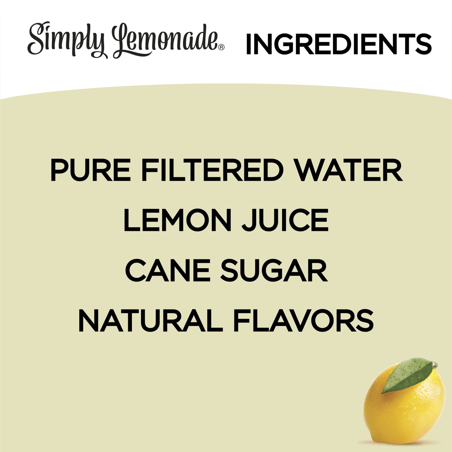 Simply Non GMO All Natural Lemonade Juice, 89 fl oz Bottle