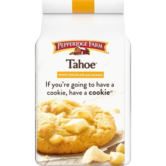 Pepperidge Farm Tahoe Crispy White Chocolate Macadamia Nut Cookies, 7.2 oz Bag (8 Cookies)