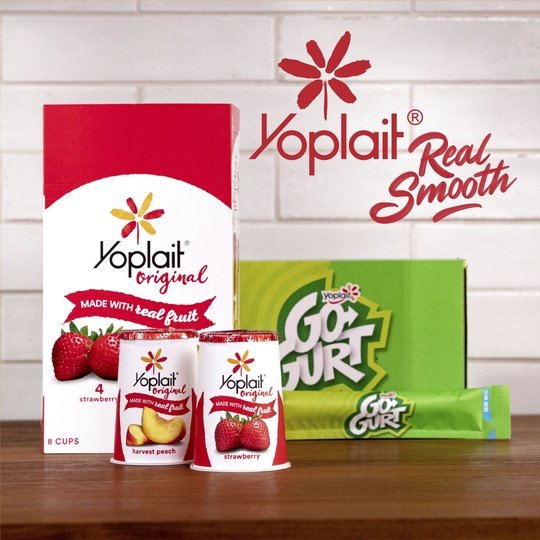 Yoplait Smooth Style Low Fat Yogurt, Snack Cups Variety Pack, 4 LBS, 16 Yogurt Cups