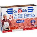 Purnell's "Old Folks" Medium Patties Breakfast Country Sausage, 38 Ounce