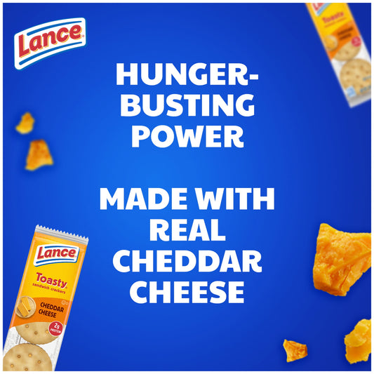 Lance Sandwich Crackers, Toasty Cheddar 8ct