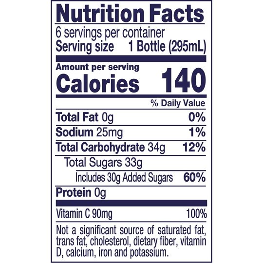 Welch's Grape Juice Drink, 10 fl oz On-the-Go Bottle (Pack of 6)