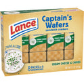 Lance Sandwich Crackers, Captain's Wafers Cream Cheese and Chives, 8 Packs, 6 Sandwiches Each