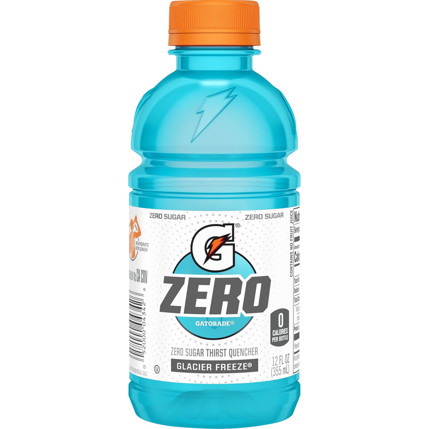 Gatorade G Zero Sugar Glacier Freeze Thirst Quencher Sports Drink, 12 oz, 12 Pack Bottles