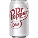 Diet Dr Pepper Soda, 12 fl oz cans, 12 pack