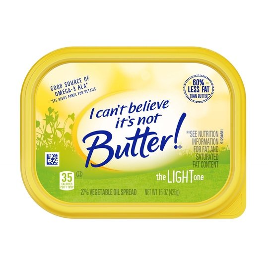 I Can't Believe It's Not Butter! Light Spread, 15 oz Tub (Refrigerated)