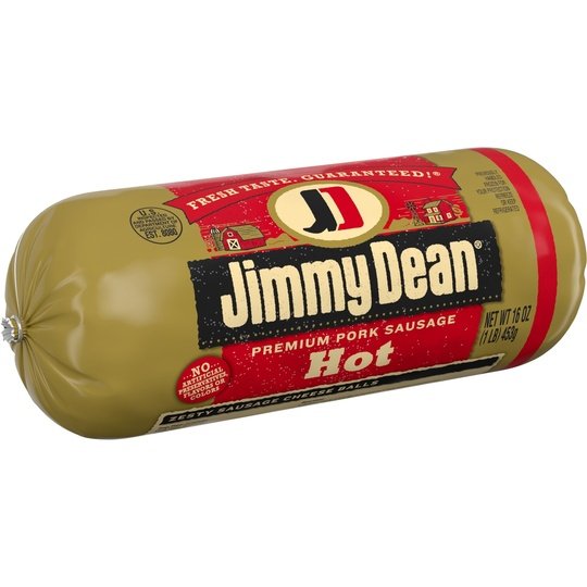 Jimmy Dean Premium Pork Hot Sausage Roll, 16 oz