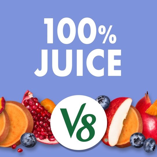 V8 Blends 100% Juice Pomegranate Blueberry Juice, 46 fl oz Bottle