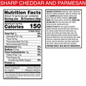 Cheez-It DUOZ Sharp Cheddar and Parmesan Cheese Crackers, 12.4 oz