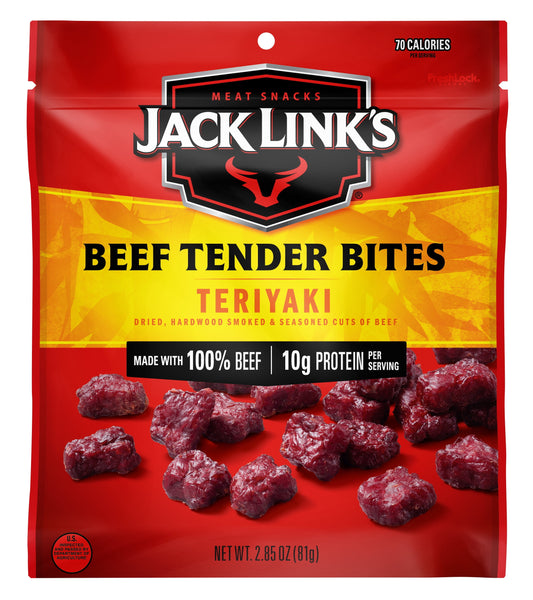 2.85oz Jack Links Teriyaki Beef Tender Bites 1/1 Count