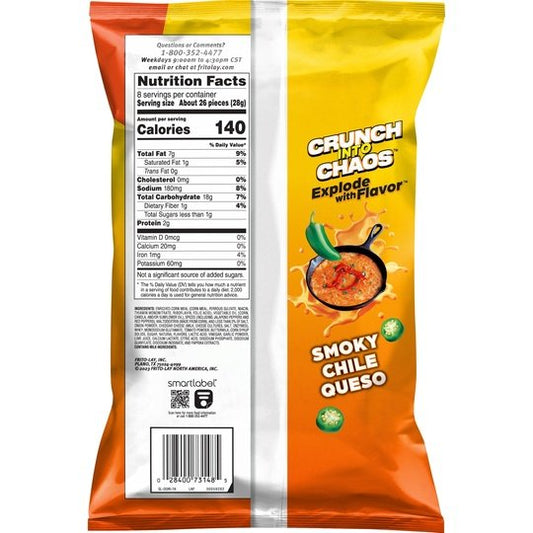 Doritos Dinamita, Sticks Smoky Chile Queso, 8 oz