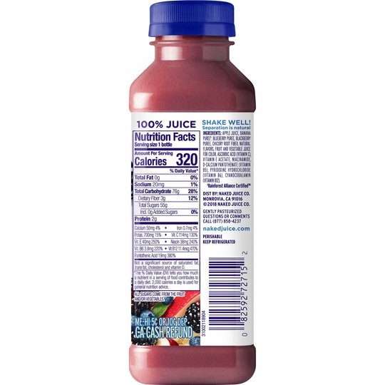 Naked Juice, Blue Machine, 15.2 fl oz