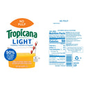 Tropicana Light Orange Fruit Juice, No Pulp, 52 fl oz