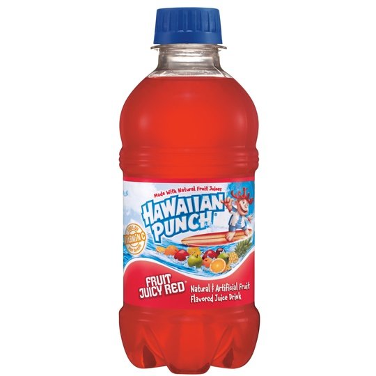 Hawaiian Punch Fruit Juicy Red Juice, 10 fl oz, 6 Count Bottles