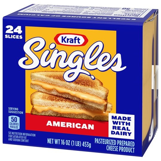 Kraft Singles American Cheese Slices, 24 Ct Pk