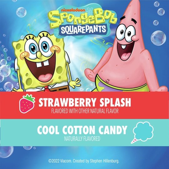 Yoplait Go-Gurt SpongeBob SquarePants Cotton Candy and Strawberry Yogurt Tubes 16 CT