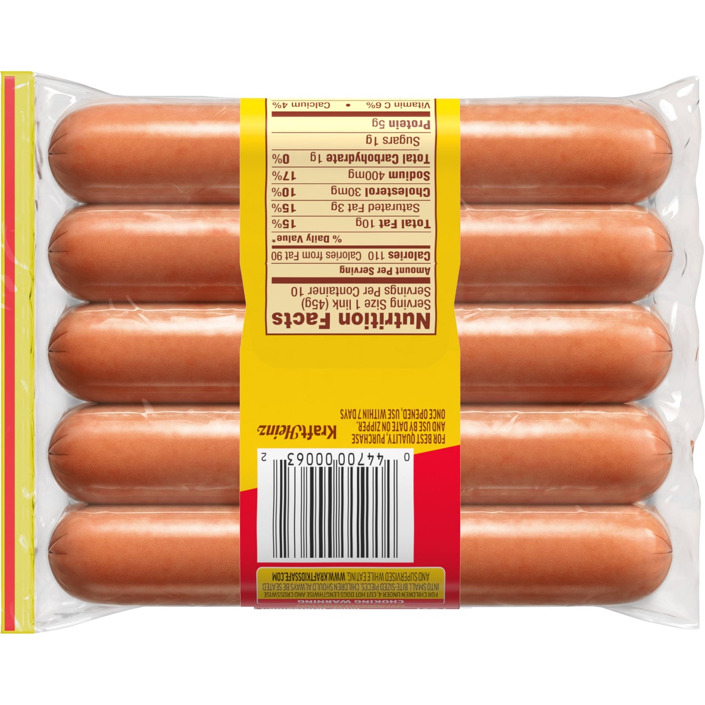 Oscar Mayer Classic Uncured Wieners Hot Dogs, 10 ct. Pack