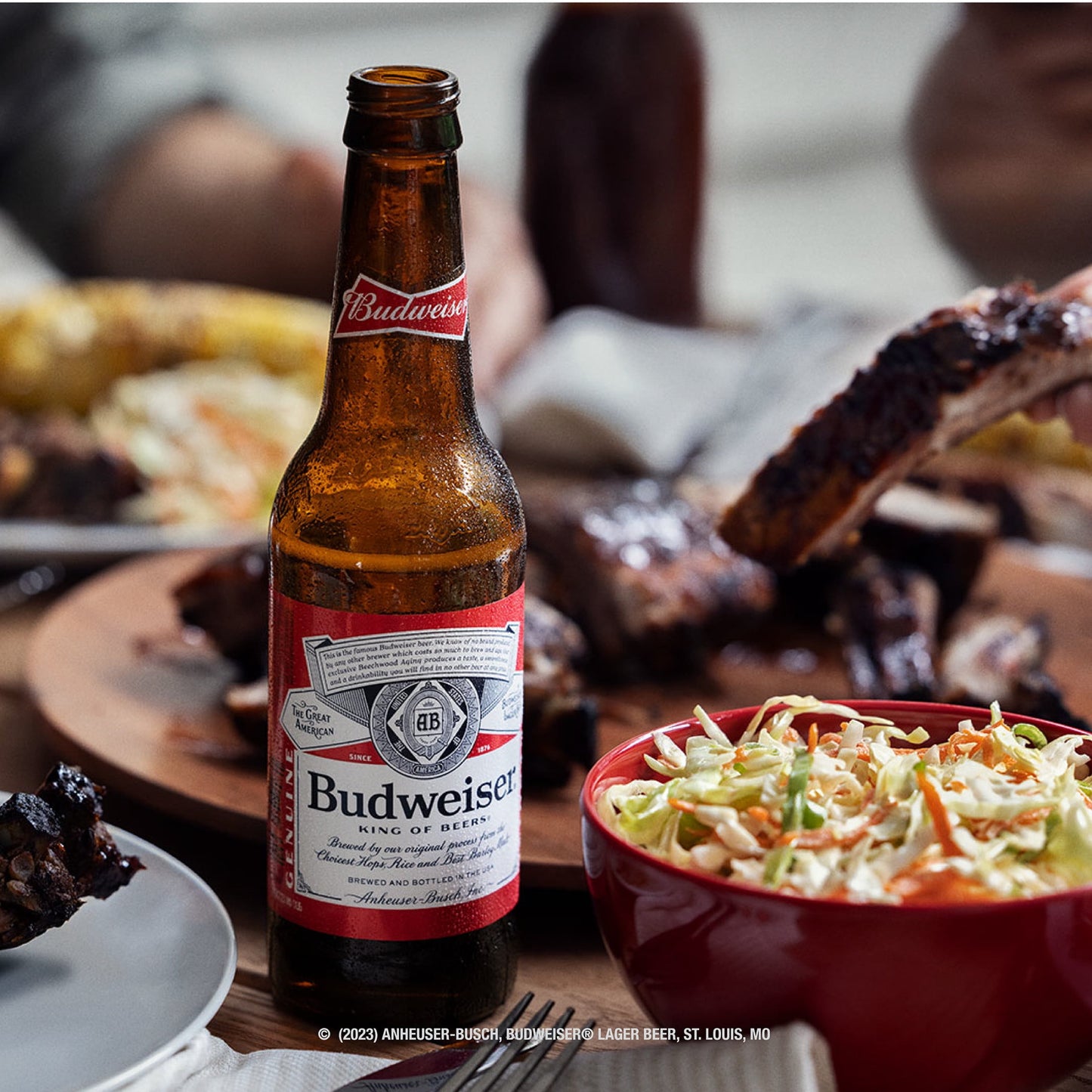 Budweiser Beer, 6 Pack Beer, 12 fl oz Glass Bottles, 5 % ABV, Domestic Lager