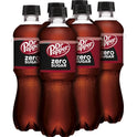Dr Pepper Zero Sugar Soda, .5 L bottles, 6 pack
