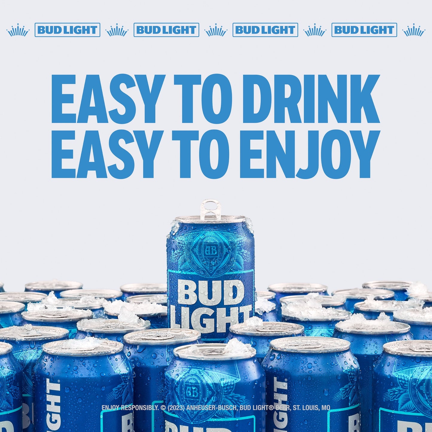 Bud Light Beer, 24 Pack, 12 fl oz Aluminum Cans, 4.2% ABV, Domestic Lager