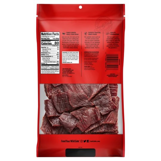 Jack Link's Original Beef Jerky, 10 oz, Resealable Bag