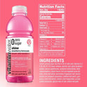 vitaminwater zero sugar shine, electrolyte enhanced water, strawberry lemonade, 20 fl oz