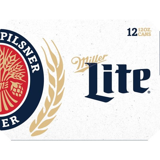 Miller Lite Lager Beer, 12 Pack, 12 fl oz Cans, 4.2% ABV