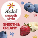 Yoplait Smooth Style Low Fat Yogurt, Snack Cups Variety Pack, 4 LBS, 16 Yogurt Cups