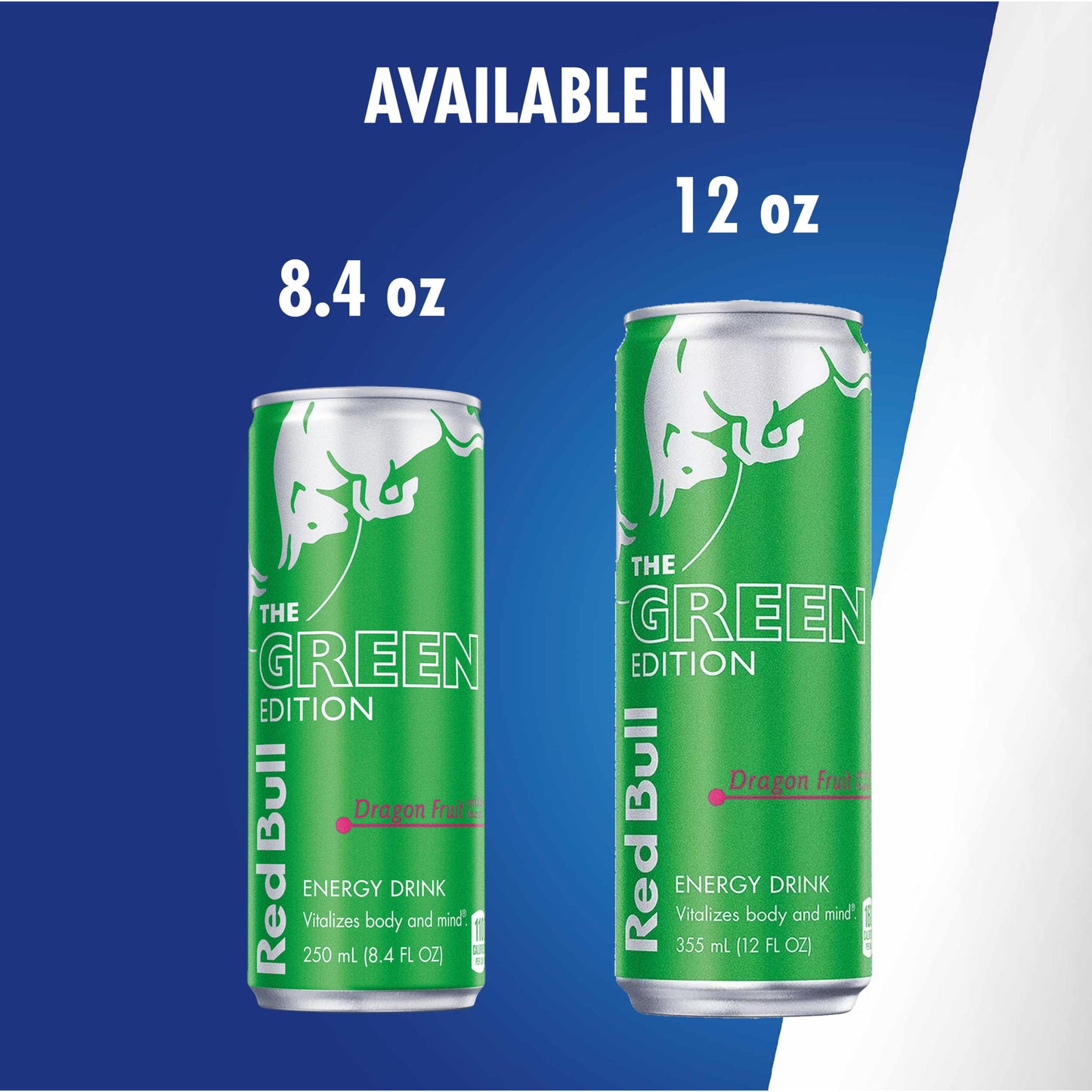 Red Bull Green Edition Dragon Fruit Energy Drink, 12 fl oz, Pack of 4 Cans