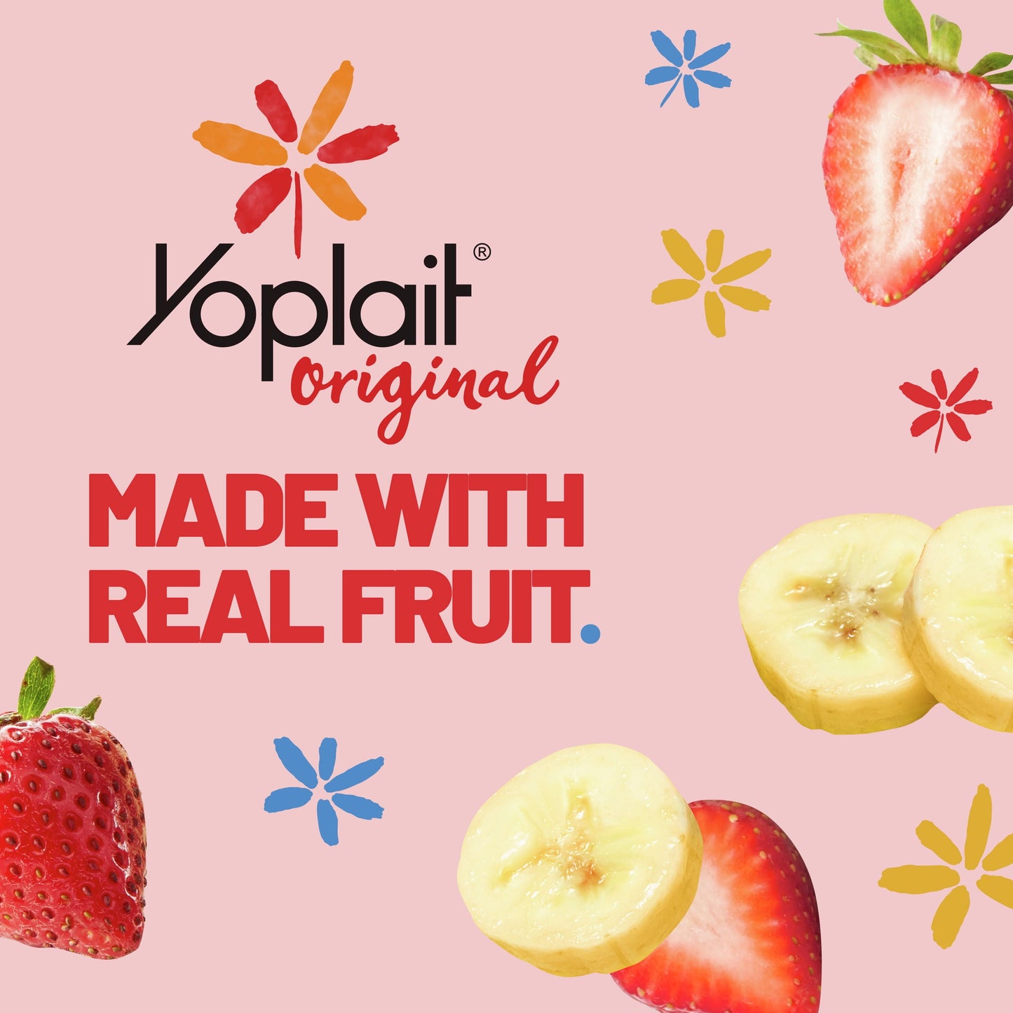 Yoplait Original Low Fat Yogurt Pack, 8 Ct, 6 OZ Fruit Yogurt Cups