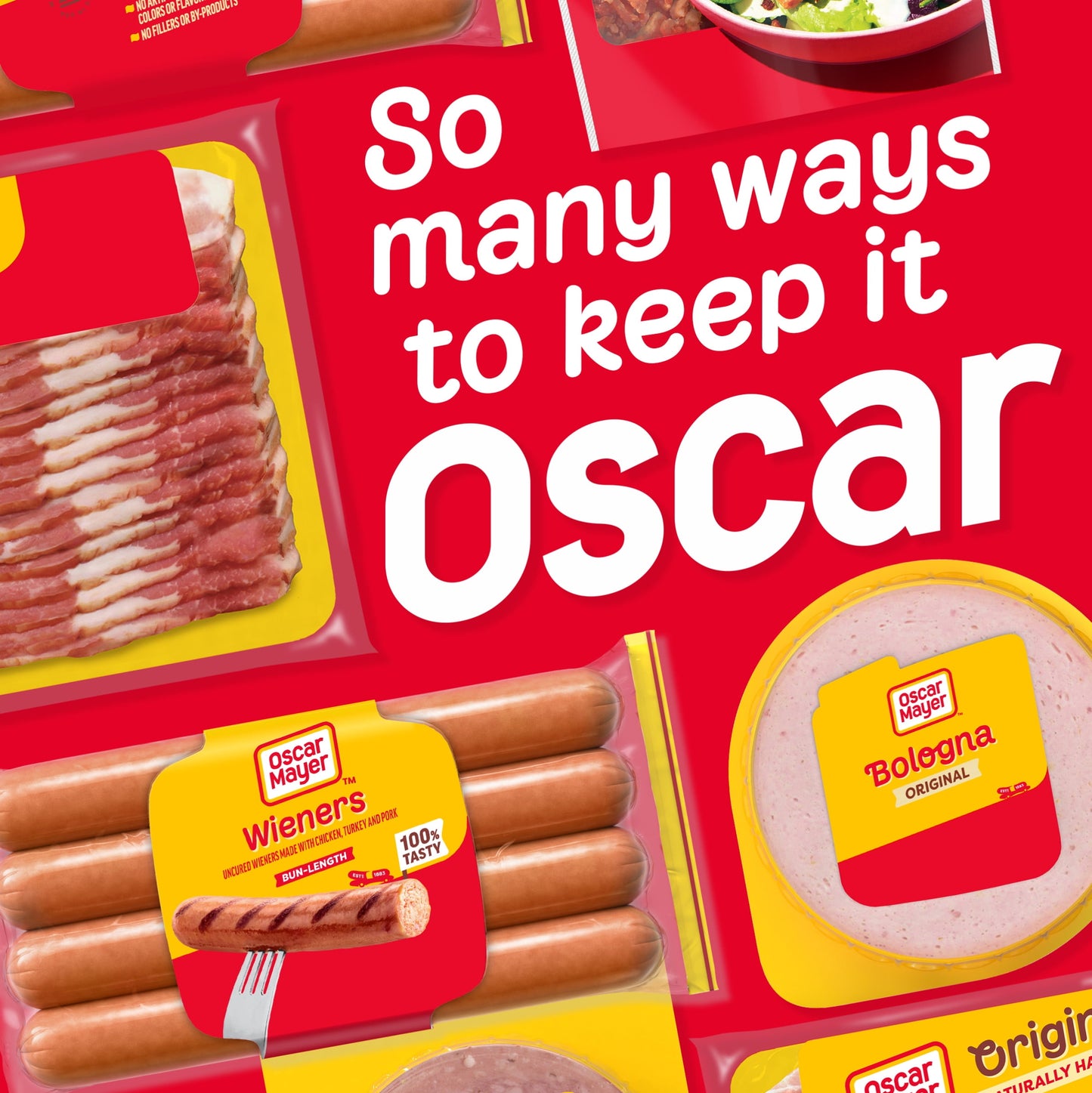 Oscar Mayer Uncured Bun-Length Wieners Hot Dogs, 8 ct. Pack