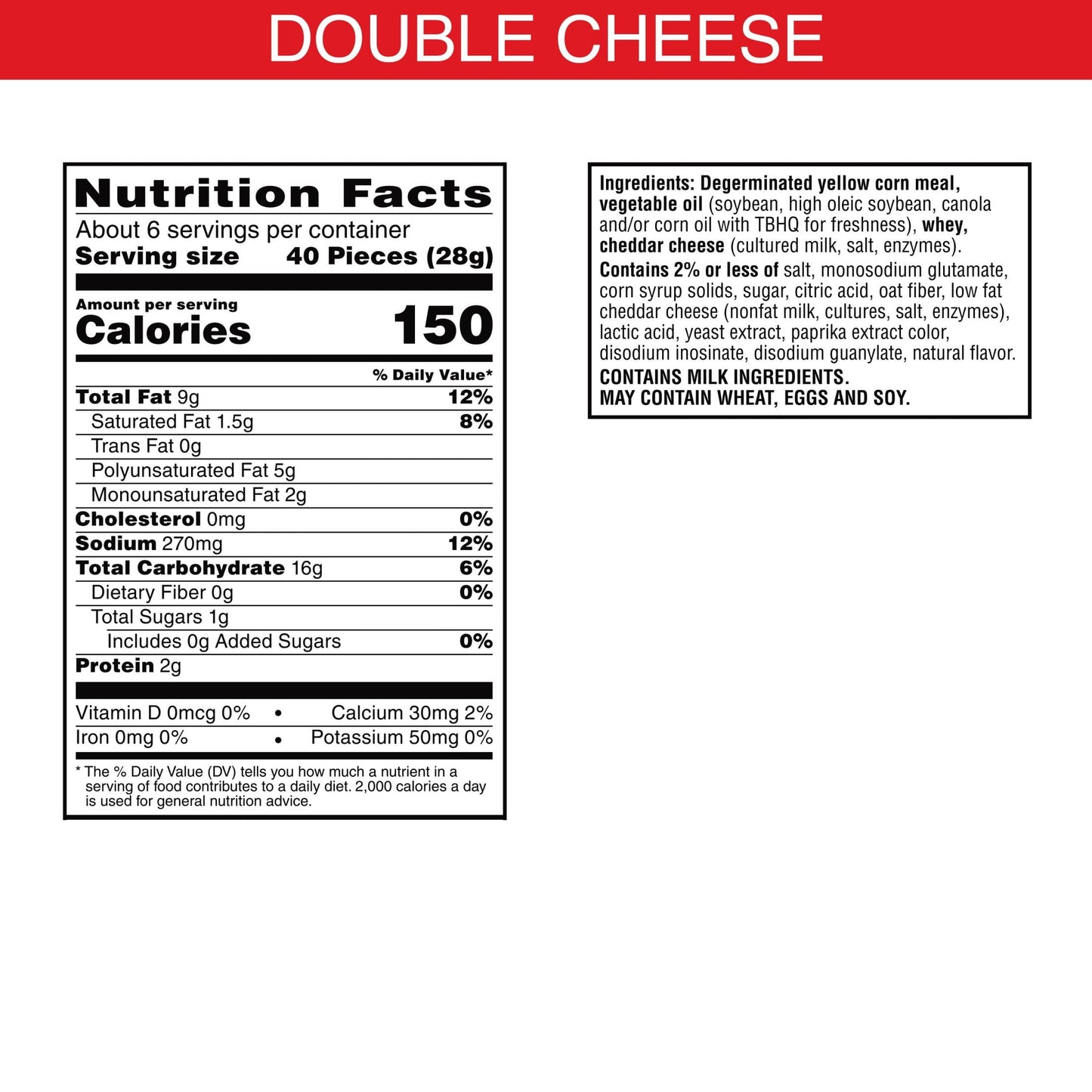 Cheez-It Puff'd Double Cheese Cheesy Baked Snacks, 5.75 oz